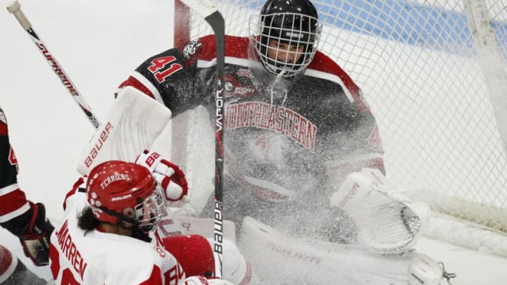 Boston University Women's Hockey (Photo by Yoon S. Byun/The Boston Globe via Getty Images)