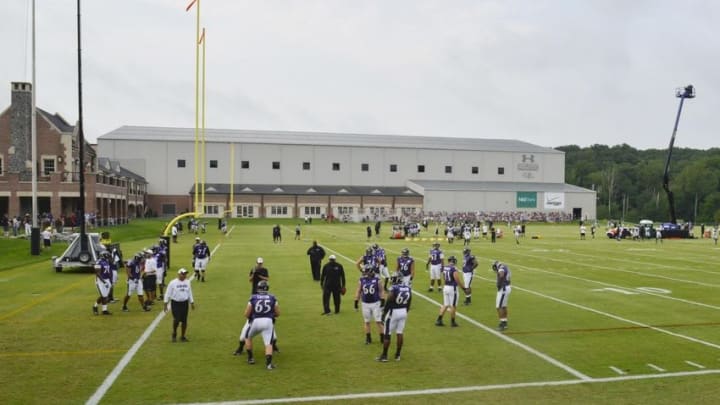Jul 30, 2015; Owings Mills, MD, USA; A general view of Under Armour Performance Center during day one of Baltimore Ravens training camp. Mandatory Credit: Tommy Gilligan-USA TODAY Sports