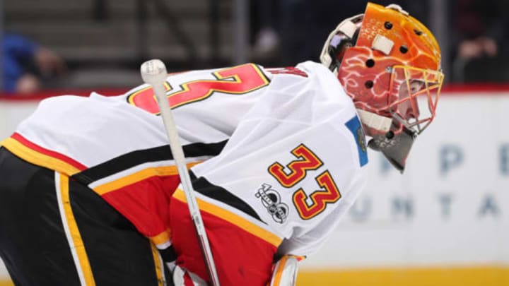 DENVER, CO – NOVEMBER 25: Goaltender David Rittich