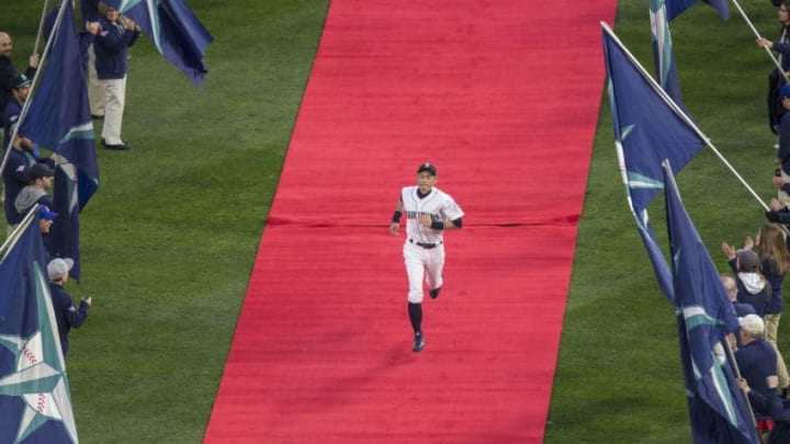 SEATTLE, WA - MARCH 29: Ichiro Suzuki SEATTLE, WA - MARCH 29: Ichiro Suzuki