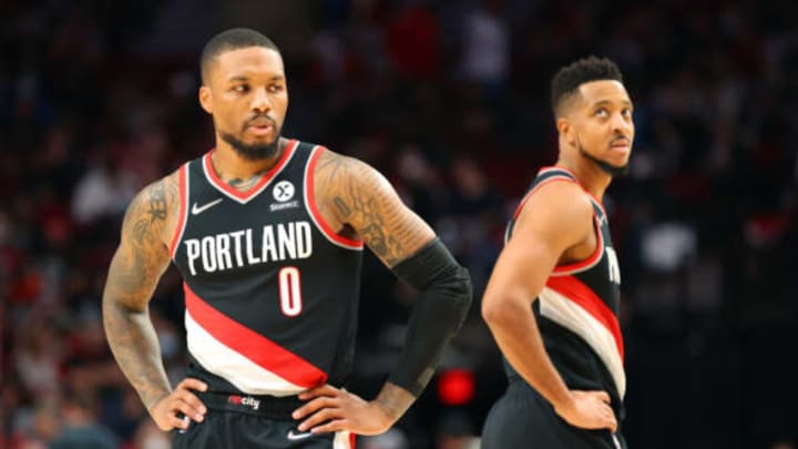 Damian Lillard, CJ McCollum, Elise Esposito, Portland Trail Blazers, Damian Lillard injury, CJ McCollum baby