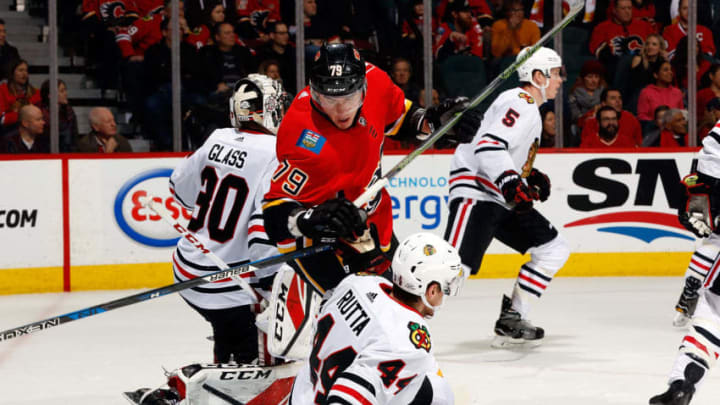 CALGARY, AB - FEBRUARY 3: Micheal Ferland