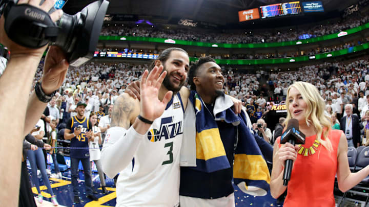 SALT LAKE CITY, UT - APRIL 23: Ricky Rubio SALT LAKE CITY, UT - APRIL 23: Ricky Rubio