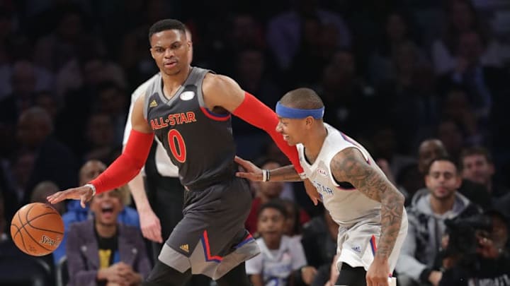 NEW ORLEANS, LA - FEBRUARY 19: Russell Westbrook
