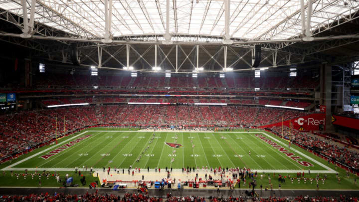 GLENDALE, ARIZONA - OCTOBER 24: A general view as the Houston Texans kick to the Arizona Cardinals in the game at State Farm Stadium on October 24, 2021 in Glendale, Arizona. (Photo by Christian Petersen/Getty Images)