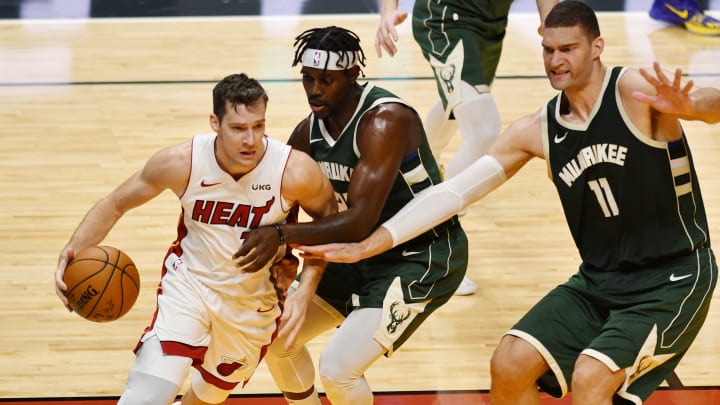 Milwaukee Bucks: Jrue Holiday, Brook Lopez, Miami Heat: Goran Dragic