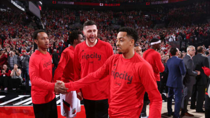 Portland Trail Blazers Jusuf Nurkic CJ McCollum