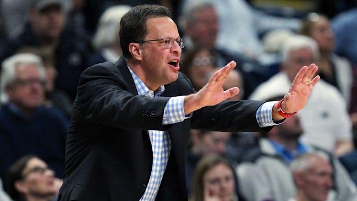 NCAA Basketball Indiana Hoosiers head coach Tom Crean Matthew O’Haren-USA TODAY Sports