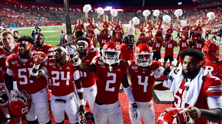 Raheem Blackshear #2, Rutgers Scarlet Knights.(Photo by Corey Perrine/Getty Images)