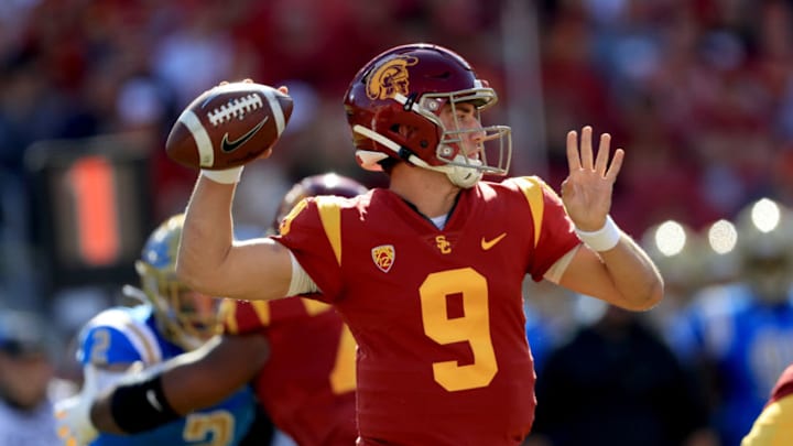 Kedon Slovis of the USC Trojans (Photo by Sean M. Haffey/Getty Images)