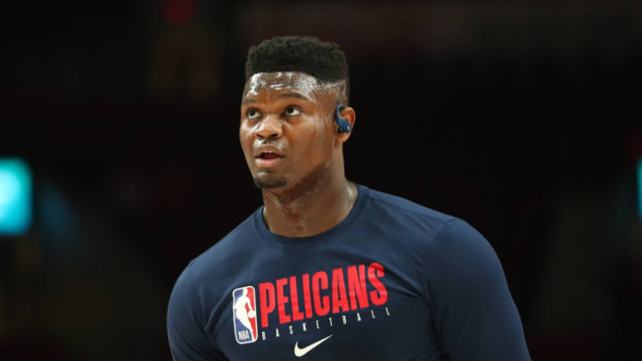 Zion Williamson #1 of the New Orleans Pelicans (Photo by Abbie Parr/Getty Images)