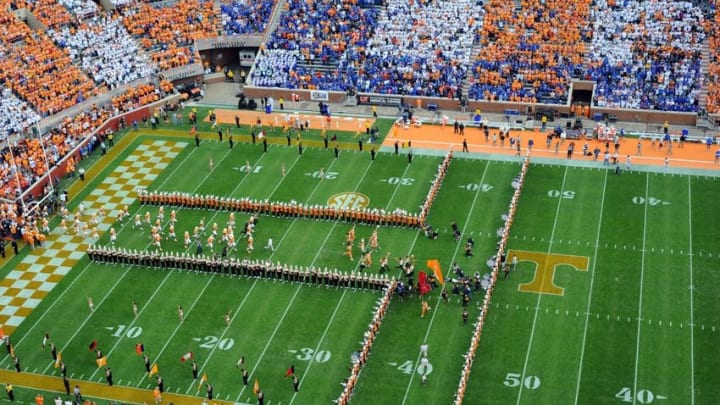 Oct 4, 2014; Knoxville, TN, USA; General view of Neyland Stadium before the game between the Florida Gators and Tennessee Volunteers. Mandatory Credit: Randy Sartin-USA TODAY Sports