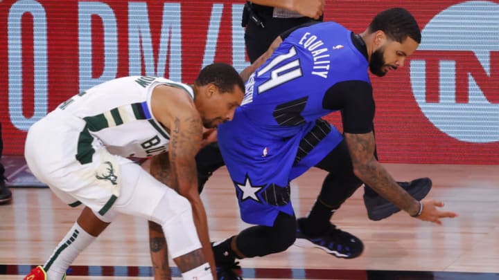 D.J. Augustin and the Orlando Magic rallied to give themselves a chance. But the Milwaukee Bucks closed the door and the series. (Photo by Kevin C. Cox/Getty Images)