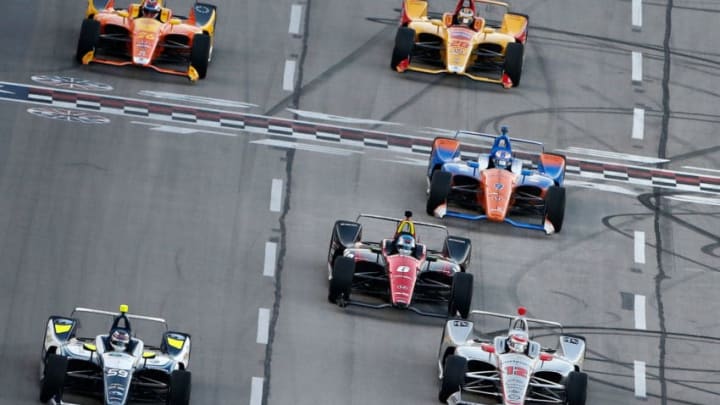 FORT WORTH, TX - JUNE 09: Max Chilton, driver of the #59 Gallagher Chevrolet (Photo by Brian Lawdermilk/Getty Images)