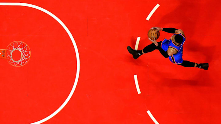 LOS ANGELES, CA - JANUARY 16: Russell Westbrook