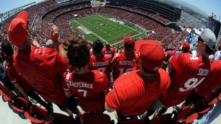 A general view as the San Francisco 49ers Photo by Noah Graham/Getty Images)