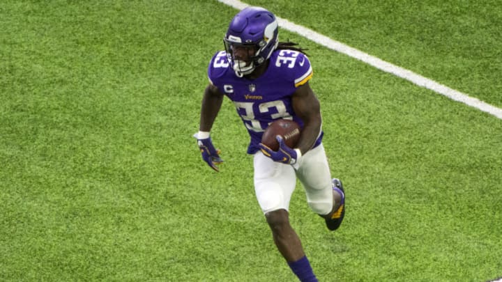 Dalvin Cook, Minnesota Vikings, opponent of the Buccaneers (Photo by Stephen Maturen/Getty Images)