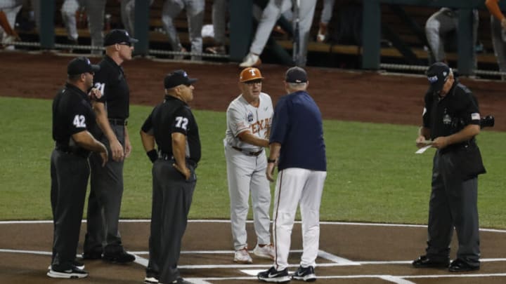 David Pierce, Texas Baseball Mandatory Credit: Bruce Thorson-USA TODAY Sports