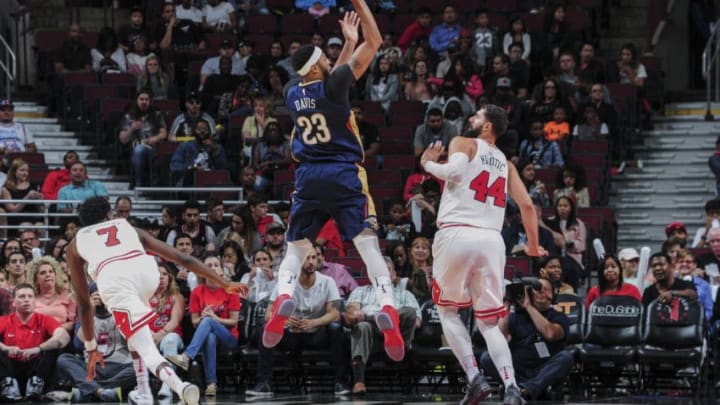 CHICAGO, IL - : Anthony Davis (Photo by Scott Cunningham/NBAE via Getty Images)