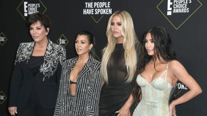Kris Jenner, Kourtney Kardashian, Khloe Kardashian, and Kim Kardashian West (Photo by Frazer Harrison/Getty Images)