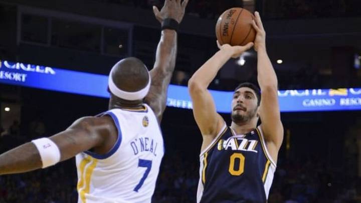 The Utah Jazz want Enes Kanter to take more 3-pointers this season Mandatory Credit: Kyle Terada-USA TODAY Sports