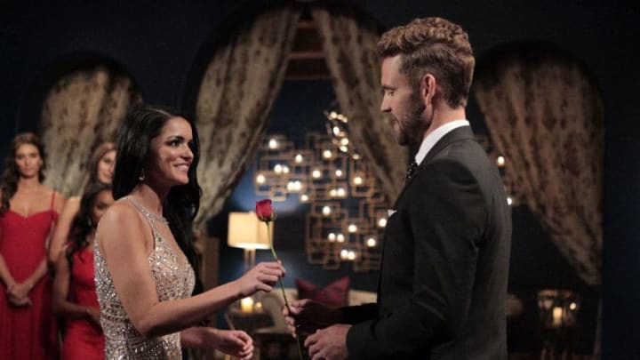 THE BACHELOR - “Episode 2101” - What do a dolphin-loving woman, a successful businesswoman who runs her parents multi-million -dollar flooring empire;, a bachelorette, who is hiding a big secret about her past involving Nick, and a no-nonsense Southern belle, who has Nick in her cross-hairs for a big country wedding, all have in common? They all have their sights set on making the Bachelor, Nick Viall, their future husband when the much-anticipated 21th edition of ABC's hit romance reality series, "The Bachelor," premieres, MONDAY, JANUARY 2 (8:00-10:01 p.m., ET), on the ABC Television Network. (ABC/Rick Rowell)RAVEN, NICK VIALL