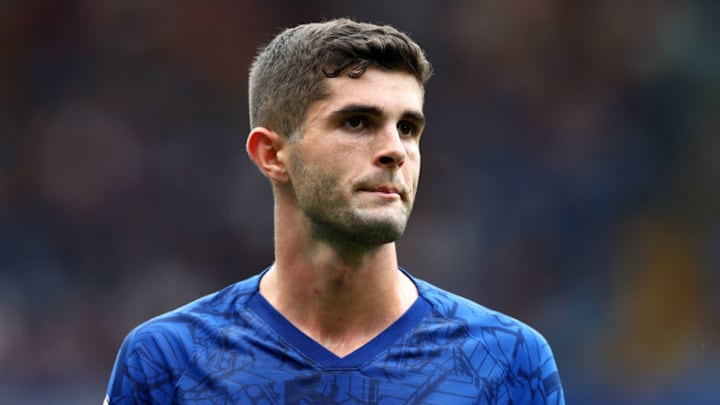 LONDON, ENGLAND - AUGUST 31: Christian Pulisic of Chelsea during the Premier League match between Chelsea FC and Sheffield United at Stamford Bridge on August 31, 2019 in London, United Kingdom. (Photo by Clive Rose/Getty Images)