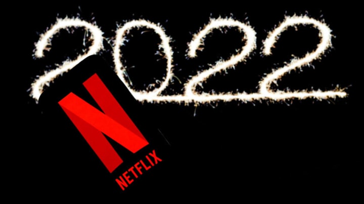 POLAND - 2021/12/21: In this photo illustration the Netflix logo seen displayed on a smartphone and illuminated 2022 Christmas decoration in the background. (Photo Illustration by Filip Radwanski/SOPA Images/LightRocket via Getty Images)