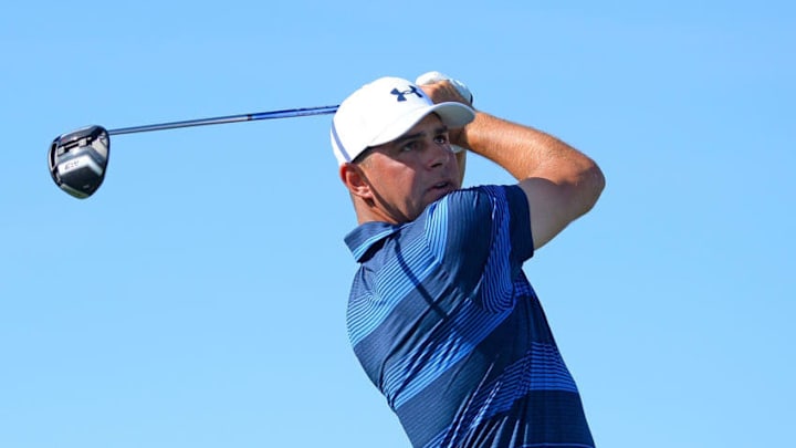 SCOTTSDALE, AZ - FEBRUARY 04: Gary Woodland watches his tee shot on the 15th hole during a playoff for the Waste Management Phoenix Open at TPC Scottsdale on February 4, 2018 in Scottsdale, Arizona. (Photo by Robert Laberge/Getty Images)