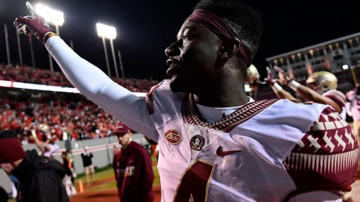 RALEIGH, NC - NOVEMBER 05: Defensive back Tarvarus McFadden (Photo by Mike Comer/Getty Images)