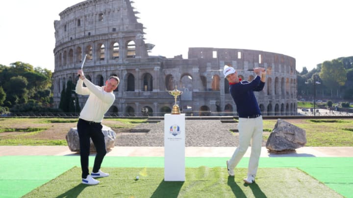 Zach Johnson, Luke Donald, Ryder Cup, Rome,(Photo by Andrew Redington/Getty Images)