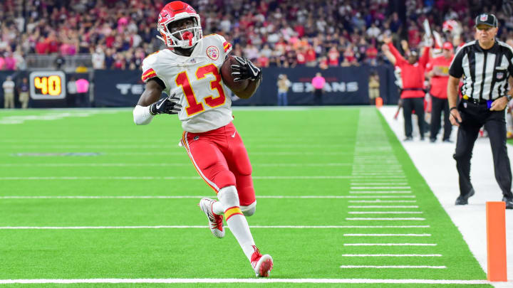 Kansas City Chiefs wide receiver De’Anthony Thomas (13) (Photo by Ken Murray/Icon Sportswire via Getty Images)