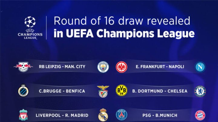 ⚽️ UEFA Champions League 2021/22 - Last 16 Draw - #17 by Vivek - Football -  Xplore Sports Forum : A sports Q&A platform