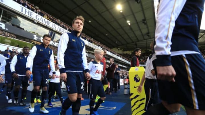 LONDON, ENGLAND – OCTOBER 02: Christian Eriksen of Tottenham Hotspur walks out of the tunnel during the Premier League match between Tottenham Hotspur and Manchester City at White Hart Lane on October 2, 2016 in London, England. (Photo by Tottenham Hotspur FC/Tottenham Hotspur FC via Getty Images)