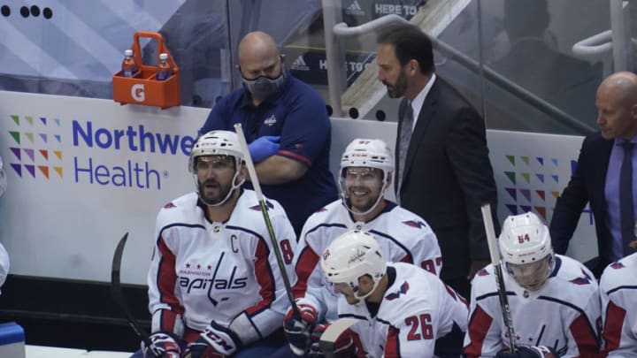 Evgeny Kuznetsov, Alex Ovechkin, Washington Capitals Mandatory Credit: John E. Sokolowski-USA TODAY Sports