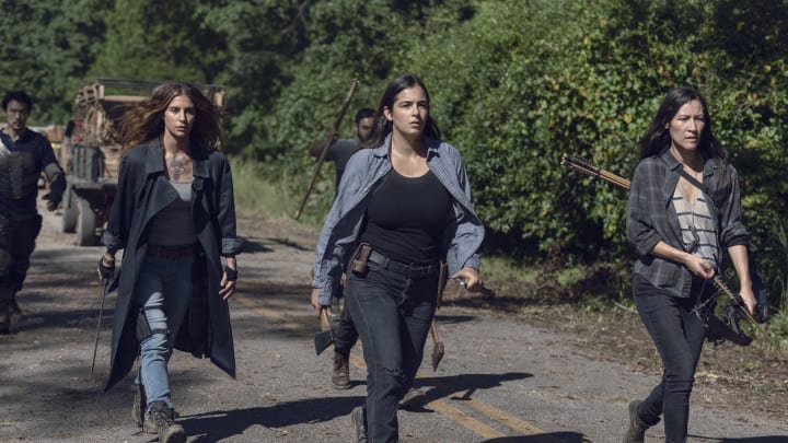 Alanna Masterson as Tara Chambler – The Walking Dead _ Season 9, Episode 13 – Photo Credit: Gene Page/AMC
