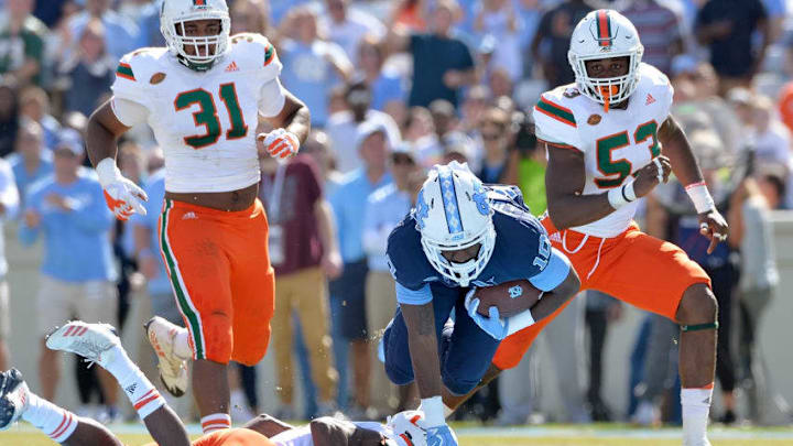CHAPEL HILL, NC - OCTOBER 28: Malek Young