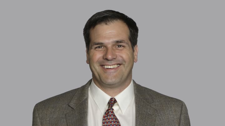 EAST RUTHERFORD, NJ – CIRCA 2011: In this handout image provided by the NFL, Jack Bicknell Jr. of the New York Giants poses for his NFL headshot circa 2011 in East Rutherford, New Jersey. (Photo by NFL via Getty Images)