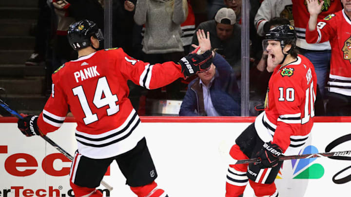 CHICAGO, IL - JANUARY 05: Patrick Sharp