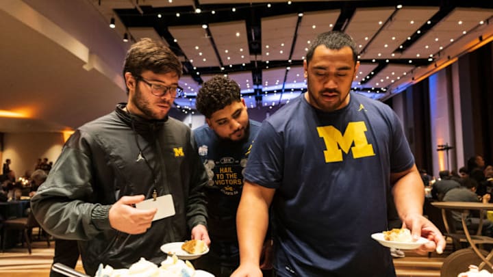 General images as the Michigan Wolverines arrive at the 2018 Chick-fil-A Peach Bowl on Sunday, December 23, 2018. Michigan will face Florida in the 2018 Peach Bowl. (Paul Abell via Abell Images for the Chick-fil-A Peach Bowl)
