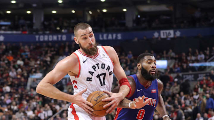 TORONTO, ON - JANUARY 17: Jonas Valanciunas