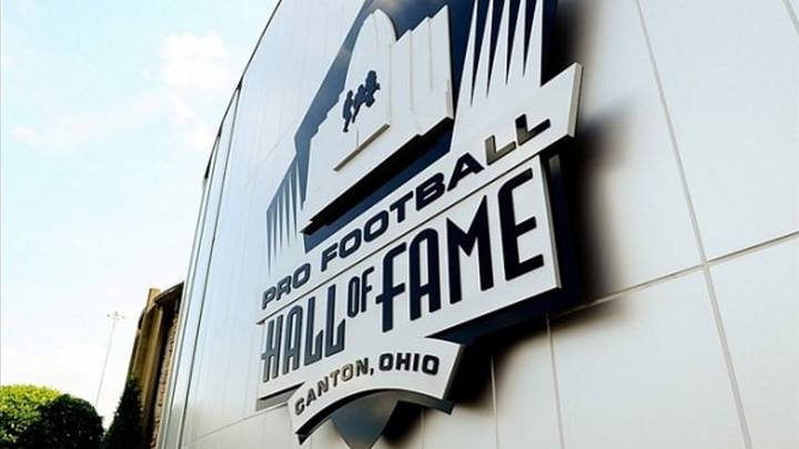 Aug 4, 2012; Canton, OH, USA; A general view of the Pro Football Hall of Fame before the 2012 enshrinement at Fawcett Stadium. Mandatory Credit: Tim Fuller-US PRESSWIRE