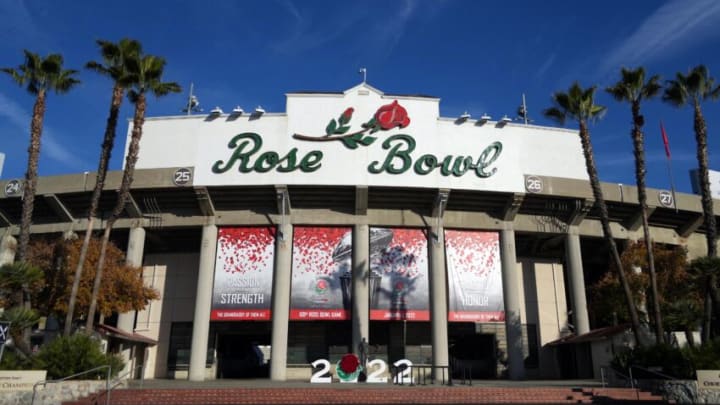 A general overall view of the Rose Bowl Stadium. (Kirby Lee-USA TODAY Sports)