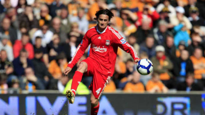 HULL, ENGLAND – MAY 9: Alberto Aquilani of Liverpool during the Barclays Premier League match between Hull City and Liverpool at the KC Stadium on May 9, 2010 in Hull, England. (Photo by Jed Leicester/Getty Images)