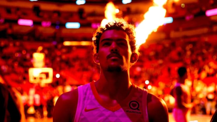 Trae Young #11 of the Atlanta Hawks (Photo by Michael Reaves/Getty Images)