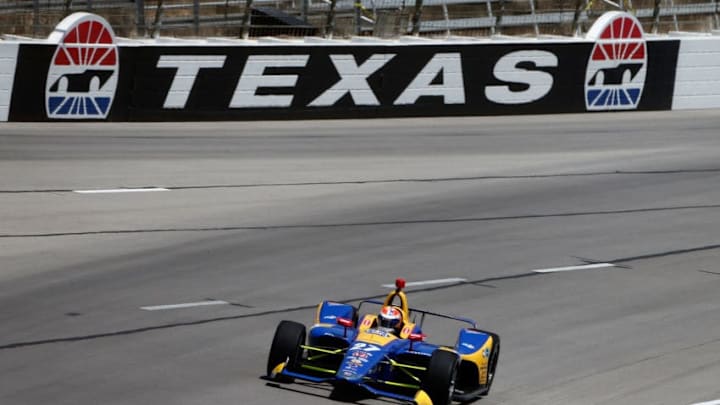 FORT WORTH, TX - JUNE 08: Alexander Rossi, driver of the #27 NAPA Auto Parts Honda (Photo by Brian Lawdermilk/Getty Images)