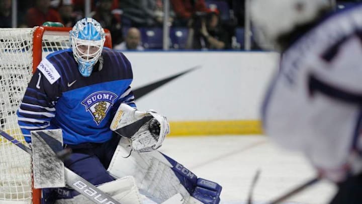 Ukko-Pekka Luukkonen, Finland. Buffalo Sabres. (Photo by Kevin Light/Getty Images)