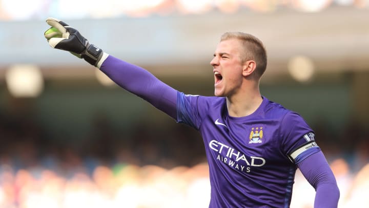 MANCHESTER, ENGLAND – MAY 08: Joe Hart of Manchester City during the Barclays Premier League match between Manchester City and Arsenal at the Ethiad Stadium on May 1, 2016 in Manchester, United Kingdom. (Photo by Matthew Ashton – AMA/Getty Images)