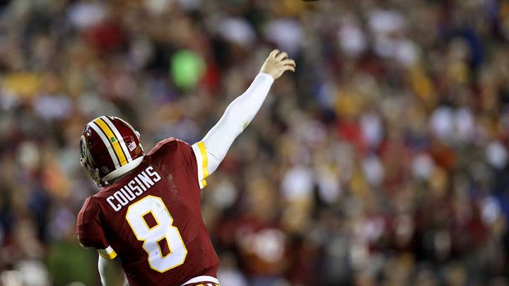 LANDOVER, MD - JANUARY 01: Quarterback Kirk Cousins