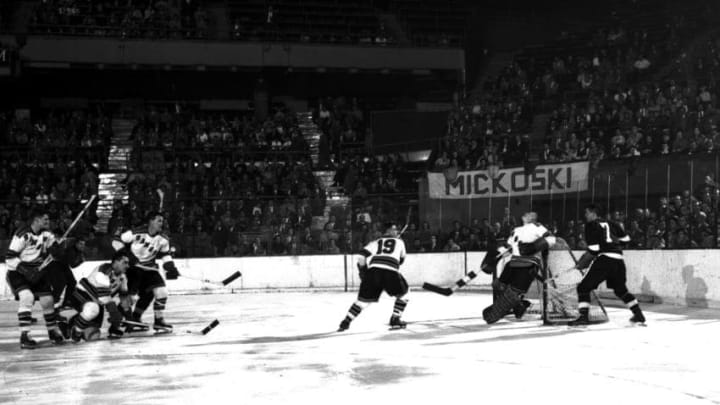 New York Rangers at the Madison Square Garden in New York, New York. (Photo by Bruce Bennett Studios via Getty Images Studios/Getty Images)